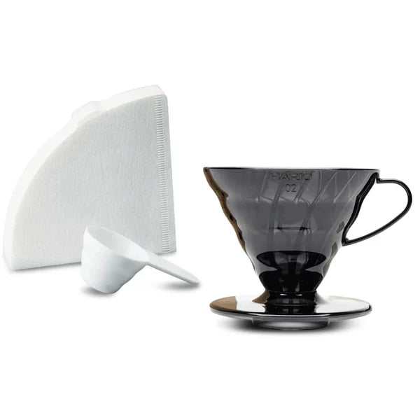 Hario V60 Plastic Coffee Dripper 02 - Black